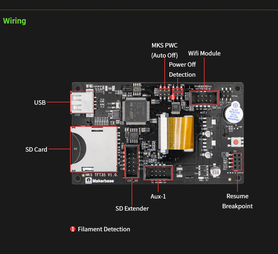 Makerbase MKS TFT35 Touch Screen
